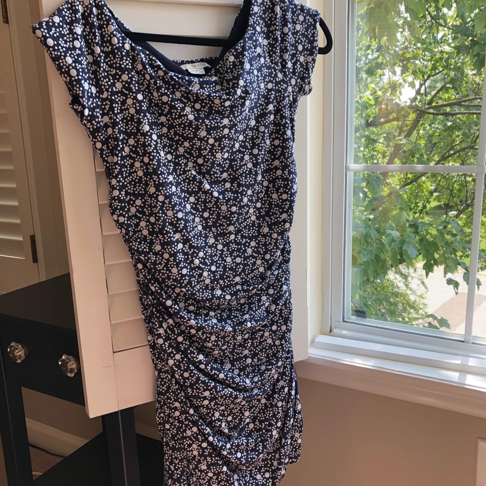 Boden Navy Blue Knit Dress - size 10P